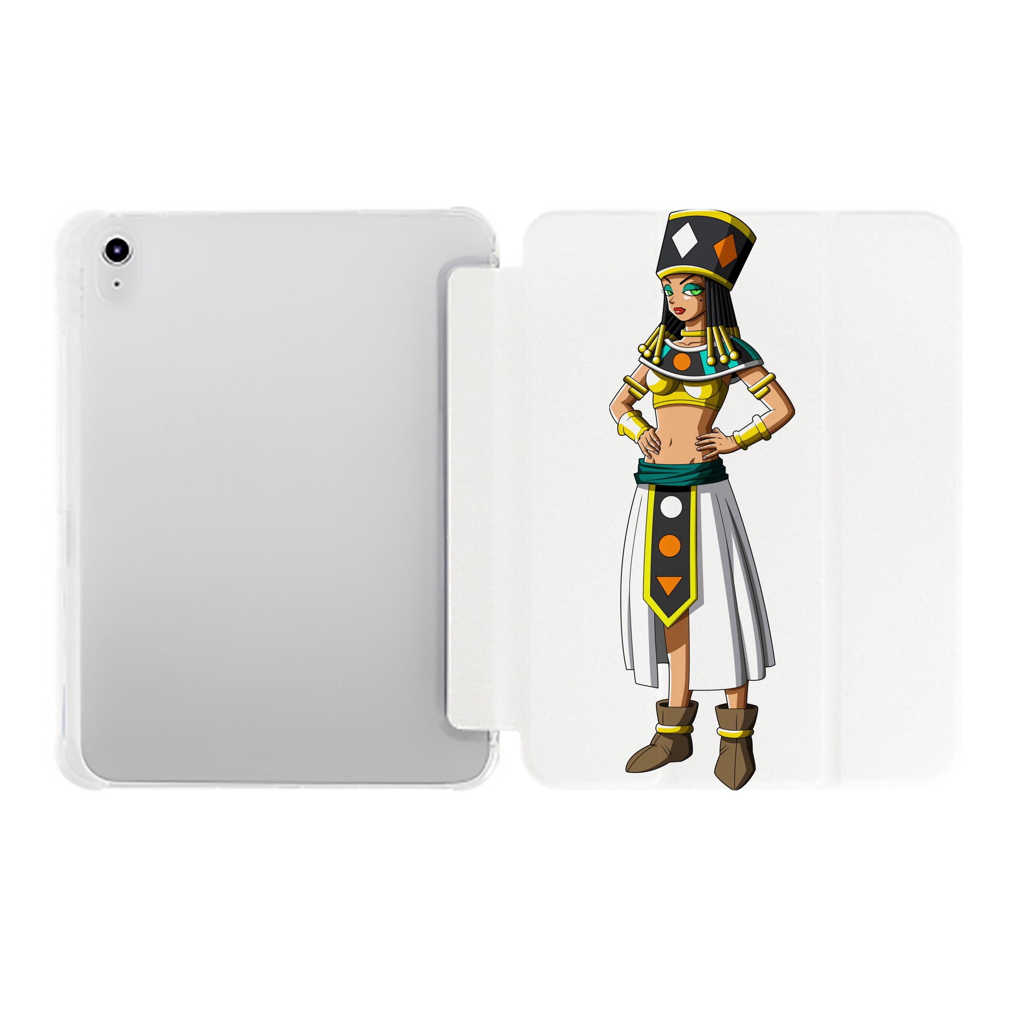 （画像用） ドラゴンボール DRAGON BALL IPad ケース ペン収納付き 三つ折りスタンド PUレザー×シリコン 対応機種9.5/10.5/10.9インチ